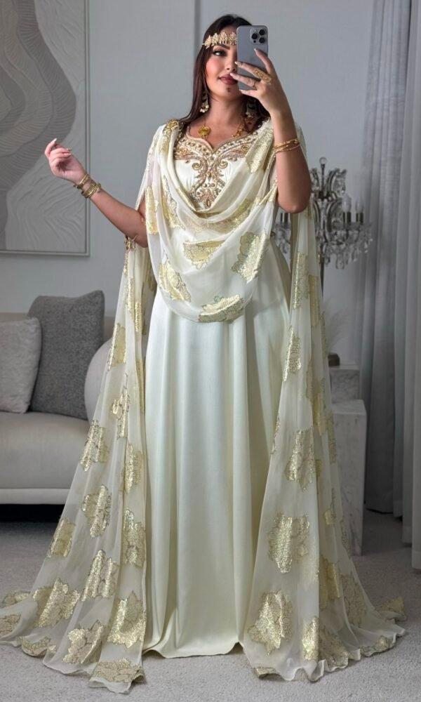 ملحفة شاوي نوميديا – أبيض